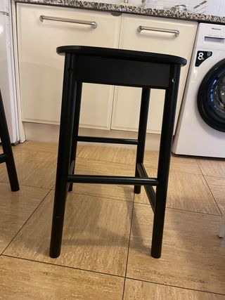 2x Taburetes IKEA RÖNNINGE Negros 63cm