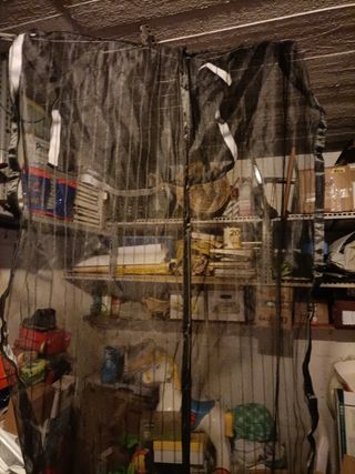 Zanzariera per porta in tessuto