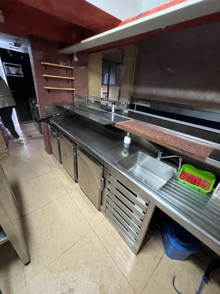 Mobiliario de bar acero inoxidable