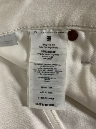 Pantalón vaquero de hombre de G-Star Raw (W31/L32)