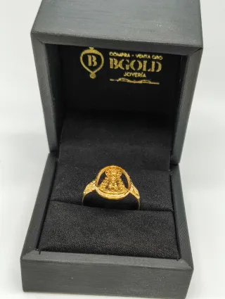 Anillo Virgen del Rocío Oro 18kt