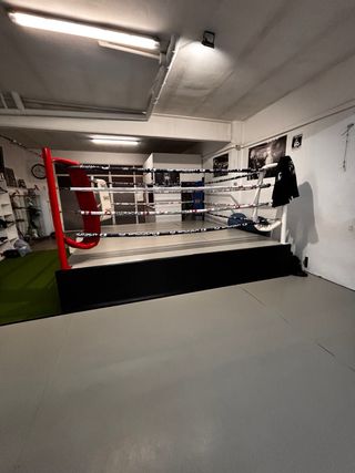 Ring de boxeo elevado