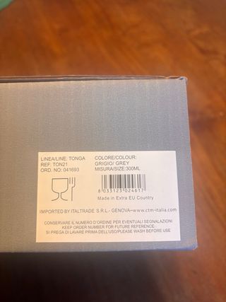 6 Bicchieri CTM colorati