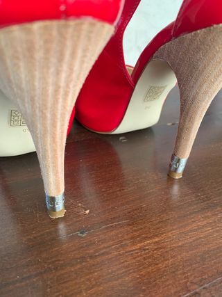 Zapatos Tacón Guess Rojo charol