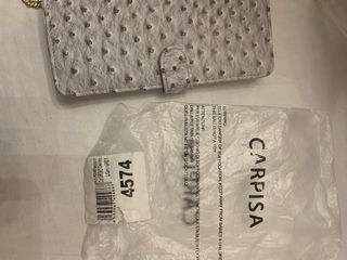 Borsetta Carpisa grigio con catena oro