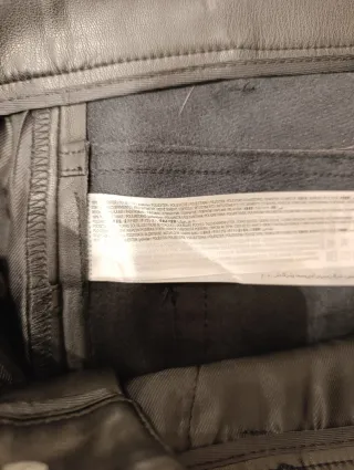 Falda efecto piel Mango Talla M