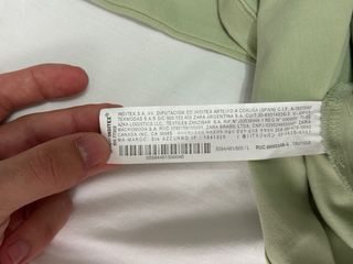 Camiseta Manga Corta Zara Talla L