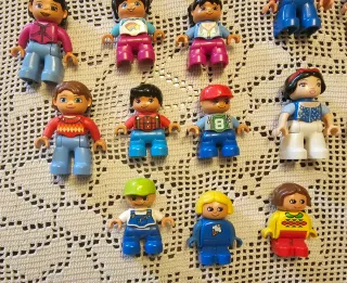 Lego Duplo Lotto 24 Personaggi Vintage