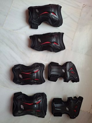 Patines en línea Talla 40, protecciones y bolsa