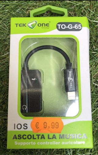 Adattatore Lightning Tek One TO-G-65 Iphone