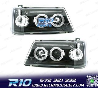 FAROS PARA PEUGEOT 205 90-96 OJOS ANGEL FONDO NEGRO
