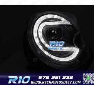 FAROS XENON MINI COOPER 06-14 LED NEGRO