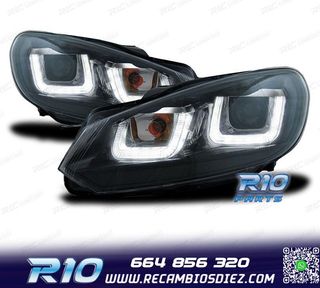 FAROS VOLKSWAGEN VW GOLF 6 LUZ DIURNA LED TUBE LIGHT 08-12 F