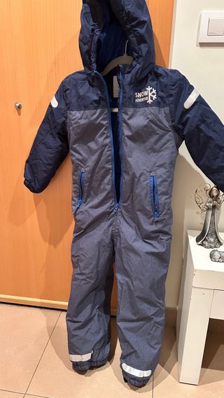 Mono de nieve infantil azul