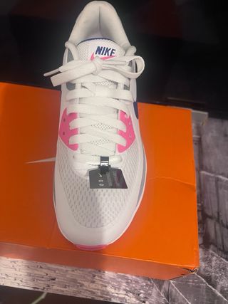 Zapatillas Nike Air Max 90 Golf Blancas Rosas