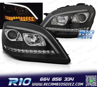 FAROS PARA MERCEDES CLASE ML W164 05-07 LUZ DIURNA LED DINAM
