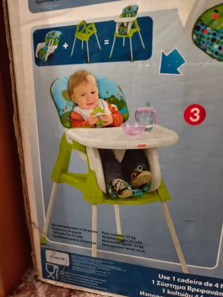 Silla reclinable,columpio,trona y silla infantil