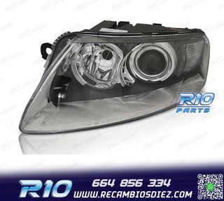 FARO XENON IZQ AUDI A6 C6 04-08 CROMO