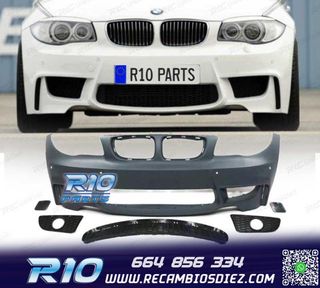 PARAGOLPES DELANTERO BMW E81 E87 E82 E88 06-10 LOOK 1M PDC