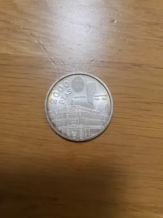 Monedas 2000 Ptas Plata 1994 1995 1996