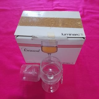 6 Bicchieri Luminarc Carnival 12 cl Vintage