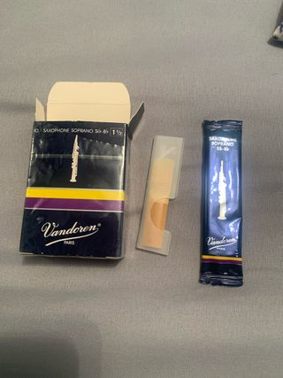8 Cañas Vandoren Saxo Soprano Sib-Bb 1 1/2