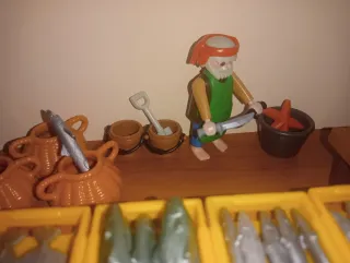 Playmobil-Pescaderia Mercado de Pescado Belén.