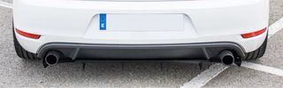 Difusor/fondo plano trasero aluminio Golf 6