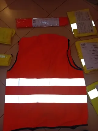 Gilet alta visibilità arancione