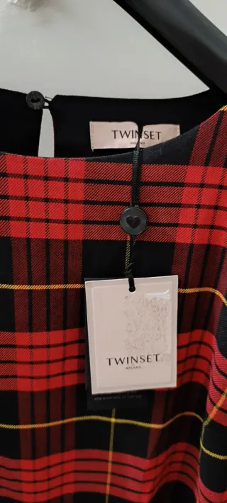 Minidress scozzese Twinset