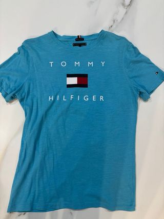 Camiseta Original Tommy Hilfiger Azul