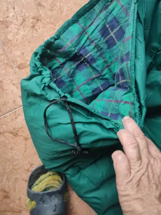 Saco de dormir de invierno verde