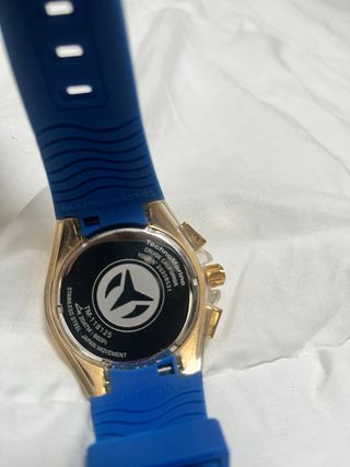 Reloj TechnoMarine Cronógrafo Azul y Dorado