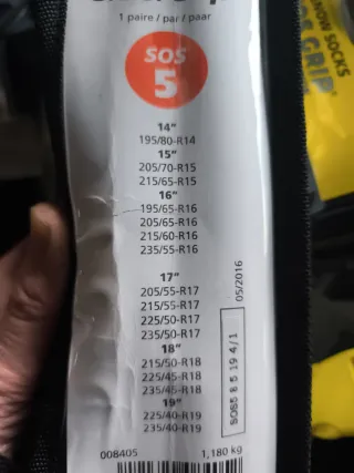 Cadenas Michelin SOS Grip Evolution T6