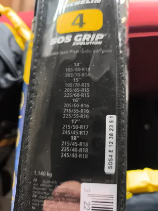 Cadenas Michelin SOS Grip Evolution T6