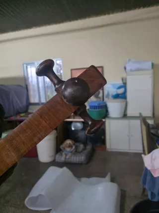 Perchero de madera vintage