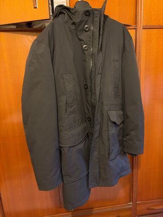 Chaquetón Zara Negro Talla S