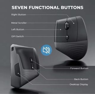 Ratón ergonómico recargable E3