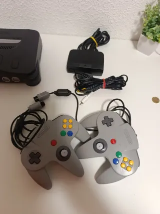Consola Nintendo 64 Negra Completa