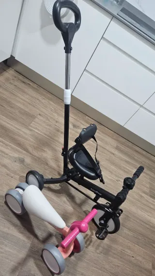 Lote 2 Triciclo y bicicleta evolutiva Jumpop