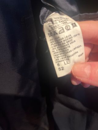 Americana Emidio Tucci Azul Marino Cashmere