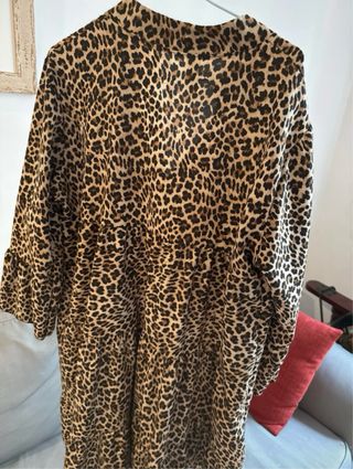 Vestido estampado leopardo