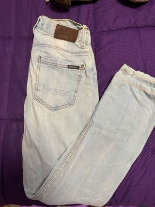 Pantalón vaquero Pull and Bear hombre talla 40