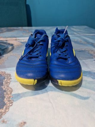Zapatillas Joma Fútbol Multitacos Azul/Amarillo
