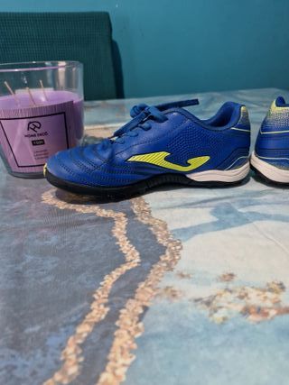 Zapatillas Joma Fútbol Multitacos Azul/Amarillo
