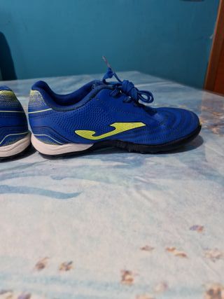 Zapatillas Joma Fútbol Multitacos Azul/Amarillo