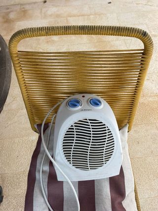 Calentador Orbegozo Baño Blanco y Azul