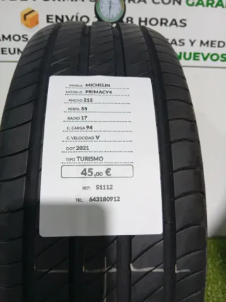 215 55 17 94V MICHELIN PRIMACY 4