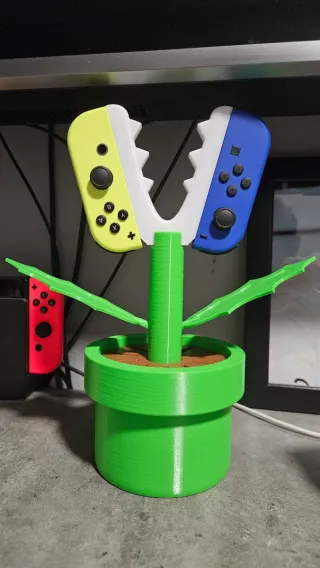 Soporte Mandos Switch Planta Mario Bros