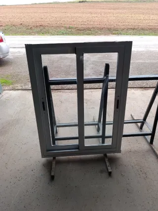 Ventana Corredera Aluminio BLANCO.